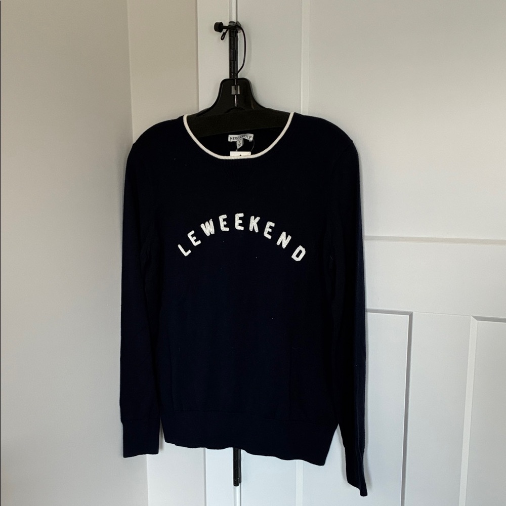 Navy 'Le Weekend' J. Crew Sweater